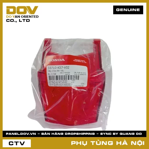 MÃ PHỤ TÙNG : 33710K57V02 NẮP CHÓA ĐÈN HẬU — 33710K57V02