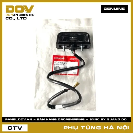 MÃ PHỤ TÙNG : 33720KVGV41 BỘ ĐÈN SOI BIỂN SỐ — 33720KVGV41