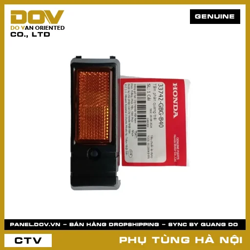 MÃ PHỤ TÙNG : 33742GBGB40 TẤM PHẢN QUANG TRÁI — 33742GBGB40