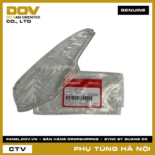 MÃ PHỤ TÙNG : 33752K57V01 NẮP ĐÈN XI NHAN TRÁI — 33752K57V01