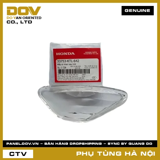 MÃ PHỤ TÙNG : 33753KTL642 NẮP XI NHAN SAU TRÁI — 33753KTL642