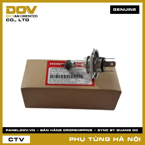 MÃ PHỤ TÙNG : 34901K57V01 BÓNG ĐÈN PHA TRƯỚC — 34901K57V01