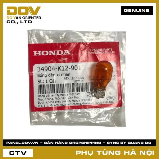 MÃ PHỤ TÙNG : 34904K12901 BÓNG ĐÈN XI NHAN — 34904K12901