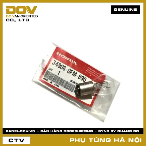 MÃ PHỤ TÙNG : 34906GFM890 BÓNG ĐÈN HẬU 12V 21/5W — 34906GFM890
