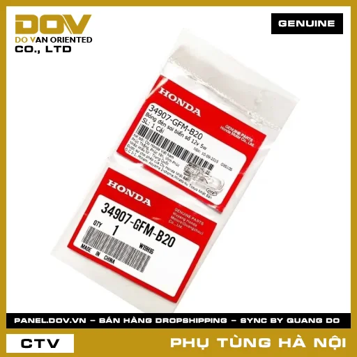 MÃ PHỤ TÙNG : 34907GFMB20 BÓNG ĐÈN SOI BIỂN SỐ 12V 5W — 34907GFMB20