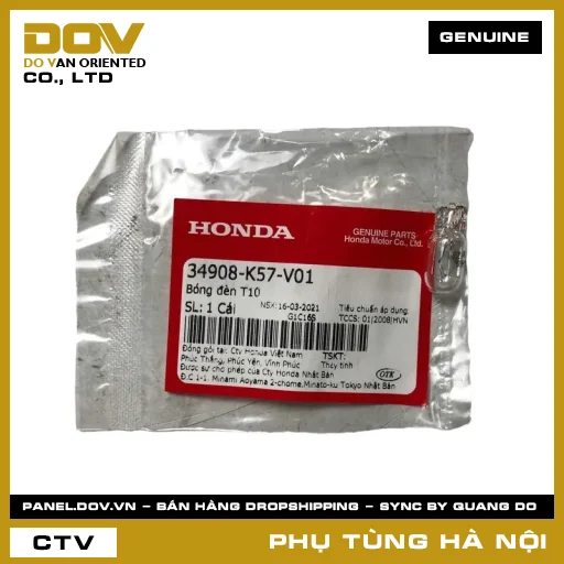 MÃ PHỤ TÙNG : 34908K57V01 BÓNG ĐÈN T10 — 34908K57V01