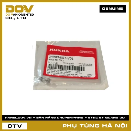 MÃ PHỤ TÙNG : 34909K57V01 BÓNG ĐÈN T6.5 — 34909K57V01