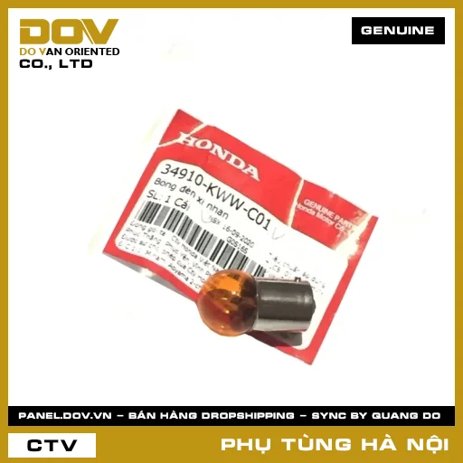 MÃ PHỤ TÙNG : 34910KWWC01 BÓNG ĐÈN XI NHAN — 34910KWWC01