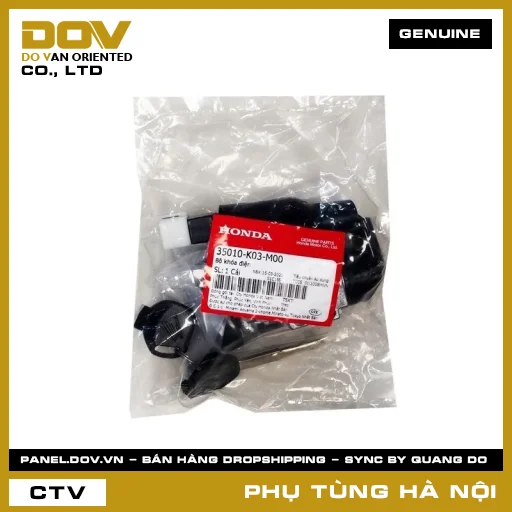 MÃ PHỤ TÙNG : 35010K03M00 BỘ KHÓA ĐIỆN — 35010K03M00