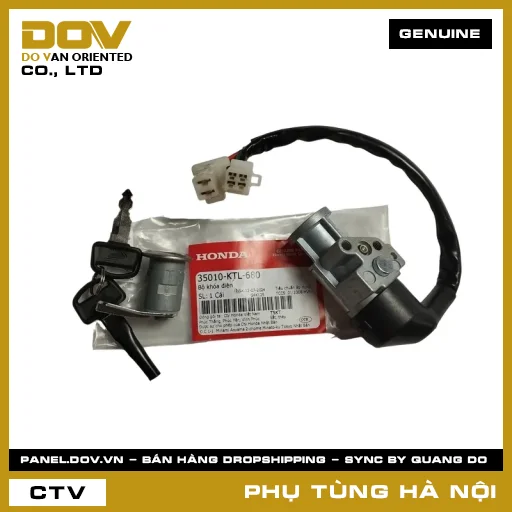 MÃ PHỤ TÙNG : 35010KTL680 BỘ KHÓA ĐIỆN — 35010KTL680