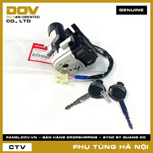 MÃ PHỤ TÙNG : 35010KWN710 BỘ KHÓA ĐIỆN — 35010KWN710