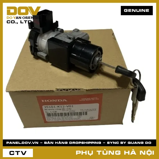 MÃ PHỤ TÙNG : 35101K12V01 BỘ KHÓA CÔNG TẮC MÁY — 35101K12V01