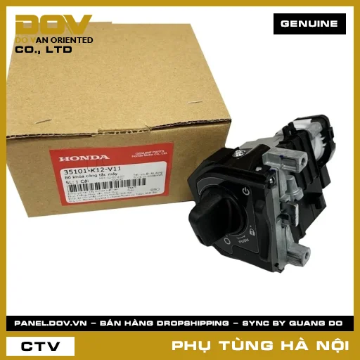 MÃ PHỤ TÙNG : 35101K12V11 BỘ KHÓA CÔNG TẮC MÁY — 35101K12V11