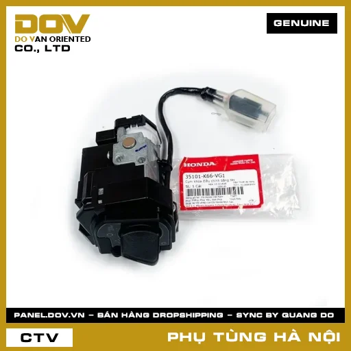 MÃ PHỤ TÙNG : 35101K66VG1 CỤM KHÓA ĐIỀU CHỈNH BẰNG TAY — 35101K66VG1