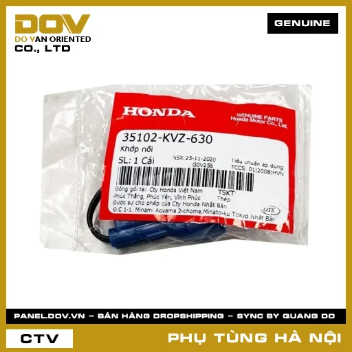 MÃ PHỤ TÙNG : 35102KVZ630 KHỚP NỐI — 35102KVZ630