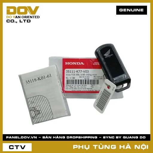 MÃ PHỤ TÙNG : 35111K77V03 KHÓA FOB ĐIỀU KHIỂN THÔNG MINH — 35111K77V03