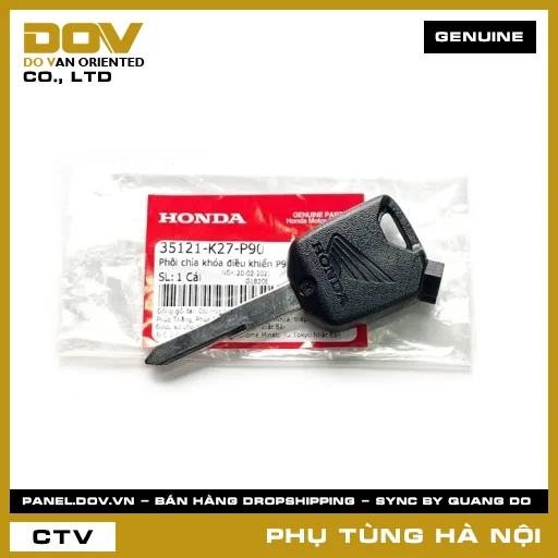 MÃ PHỤ TÙNG : 35121K27P90 PHÔI CHÌA KHÓA ĐIỀU KHIỂN P90 — 35121K27P90