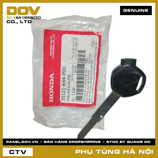 MÃ PHỤ TÙNG : 35121K44P00 PHÔI CHÌA KHÓA P00 — 35121K44P00