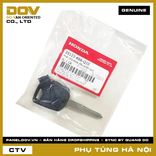 MÃ PHỤ TÙNG : 35121K66Q10 PHÔI CHÌA KHÓA ĐIỀU KHIỂN Q10 — 35121K66Q10