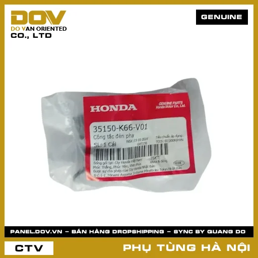 MÃ PHỤ TÙNG : 35150K66V01 CÔNG TẮC ĐÈN PHA — 35150K66V01