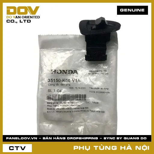 MÃ PHỤ TÙNG : 35150K66V11 CÔNG TẮC ĐÈN PHA — 35150K66V11