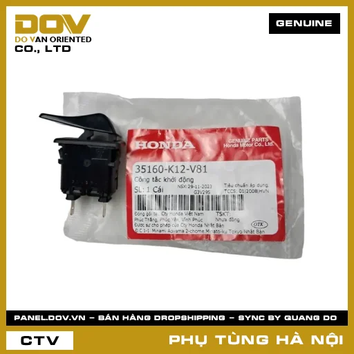 MÃ PHỤ TÙNG : 35160K12V81 CÔNG TẮC KHỞI ĐỘNG — 35160K12V81