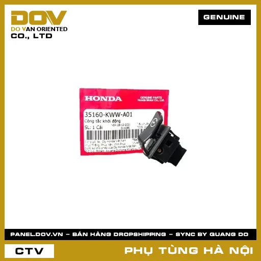 MÃ PHỤ TÙNG : 35160KWWA01 CÔNG TẮC KHỞI ĐỘNG — 35160KWWA01