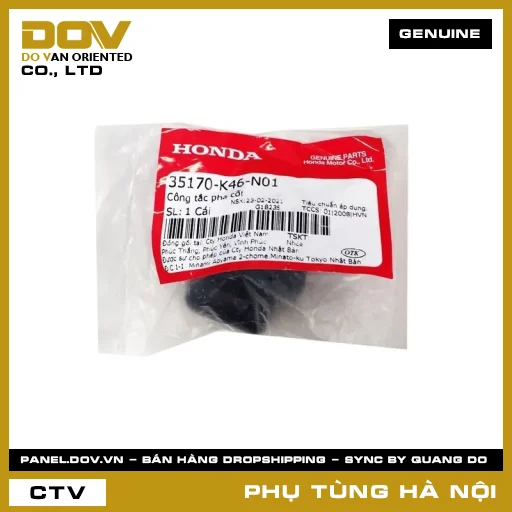 MÃ PHỤ TÙNG : 35170K46N01 CÔNG TẮC PHA CỐT — 35170K46N01