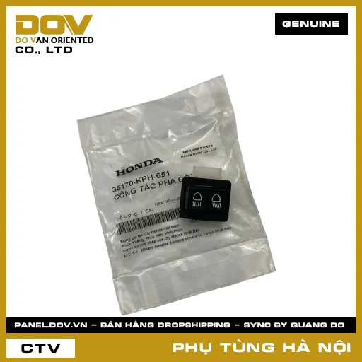 MÃ PHỤ TÙNG : 35170KPH651 CÔNG TẮC PHA CỐT — 35170KPH651