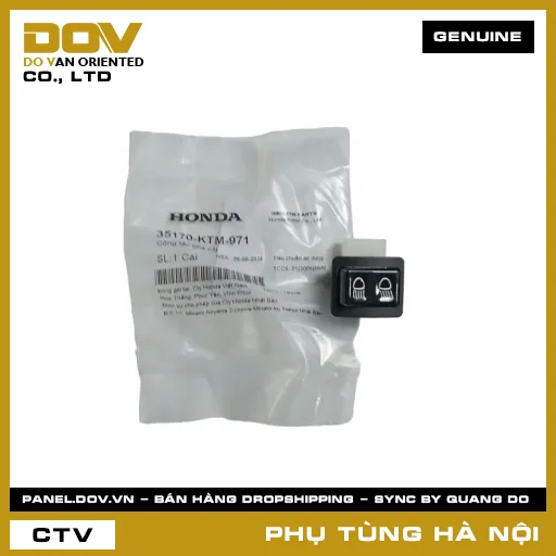 MÃ PHỤ TÙNG : 35170KTM971 CÔNG TẮC PHA CỐT — 35170KTM971