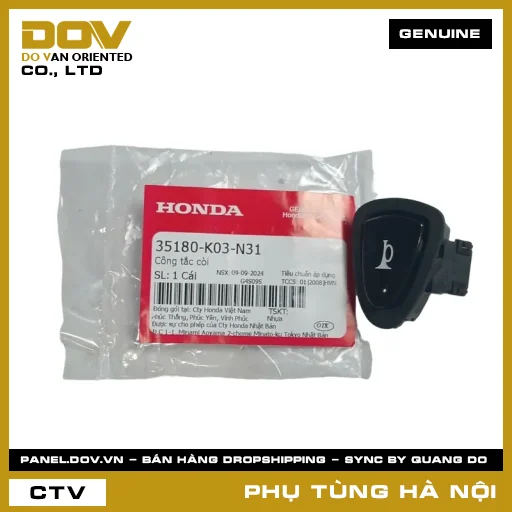 MÃ PHỤ TÙNG : 35180K03N31 CÔNG TẮC CÒI — 35180K03N31