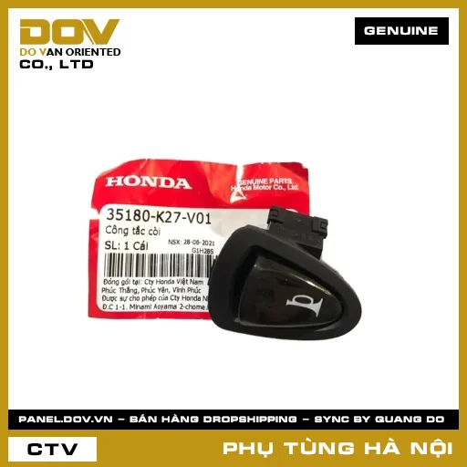 MÃ PHỤ TÙNG : 35180K27V01 CÔNG TẮC CÒI — 35180K27V01