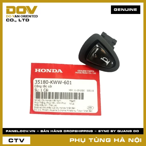 MÃ PHỤ TÙNG : 35180KWW601 CÔNG TẮC CÒI — 35180KWW601