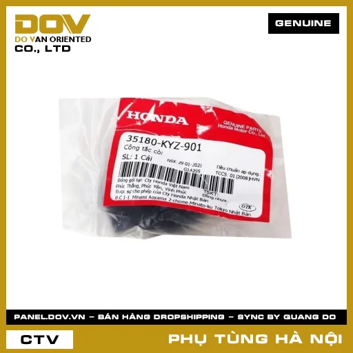 MÃ PHỤ TÙNG : 35180KYZ901 CÔNG TẮC CÒI — 35180KYZ901