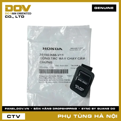 MÃ PHỤ TÙNG : 35190K66V11 CÔNG TẮC MÁY CHẠY CẦM CHỪNG — 35190K66V11
