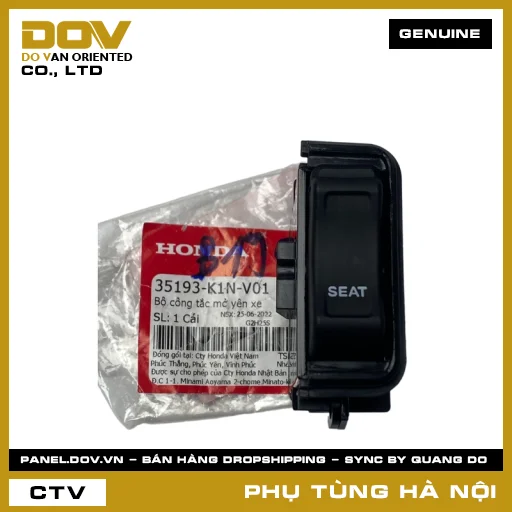 MÃ PHỤ TÙNG : 35193K1NV01 BỘ CÔNG TẮC MỞ YÊN XE — 35193K1NV01