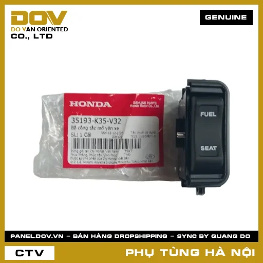 MÃ PHỤ TÙNG : 35193K35V32 BỘ CÔNG TẮC MỞ YÊN XE — 35193K35V32