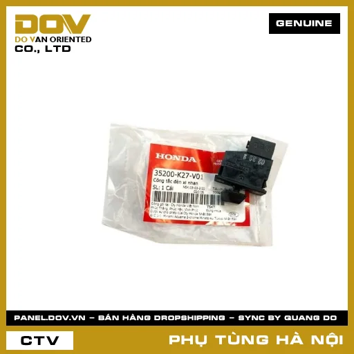 MÃ PHỤ TÙNG : 35200K27V01 CÔNG TẮC ĐÈN XI NHAN — 35200K27V01