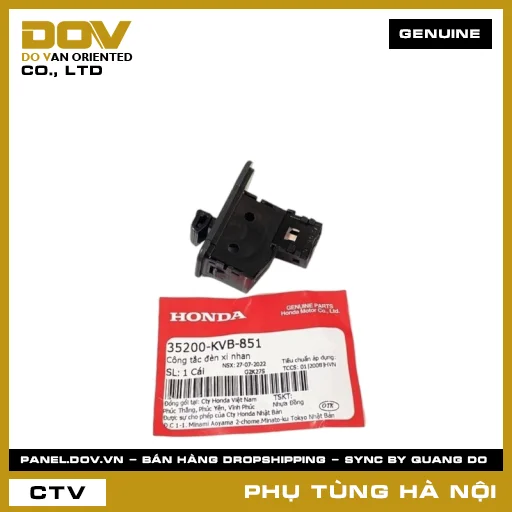 MÃ PHỤ TÙNG : 35200KVB851 CÔNG TẮC ĐÈN XI NHAN — 35200KVB851