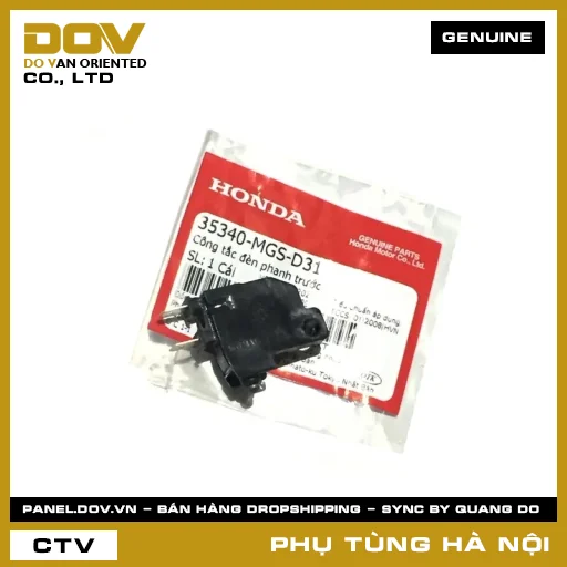 MÃ PHỤ TÙNG : 35340MGSD31 CÔNG TẮC ĐÈN PHANH TRƯỚC — 35340MGSD31