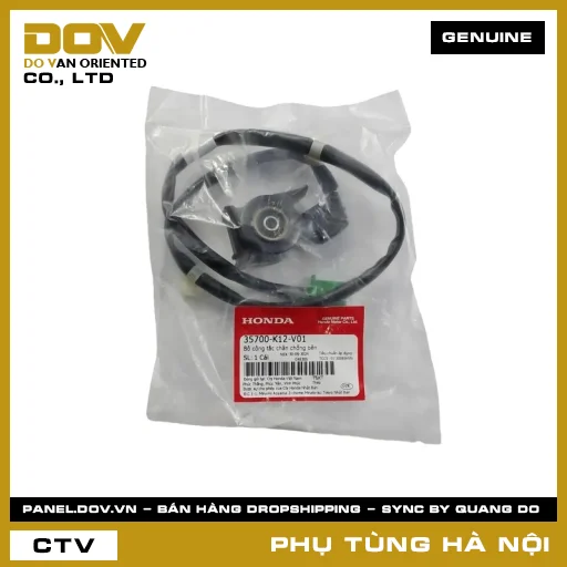 MÃ PHỤ TÙNG : 35700K12V01 BỘ CÔNG TẮC CHÂN CHỐNG BÊN — 35700K12V01
