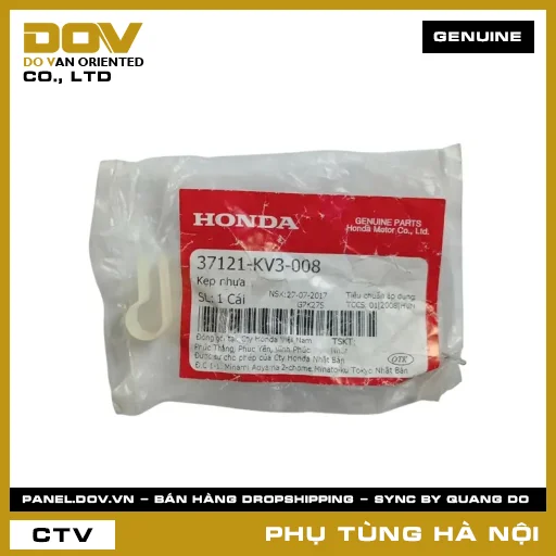 MÃ PHỤ TÙNG : 37121KV3008 KẸP NHỰA — 37121KV3008