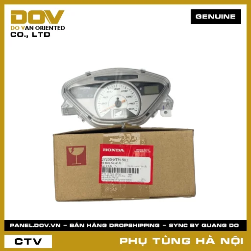 MÃ PHỤ TÙNG : 37200KTM981 BỘ ĐỒNG HỒ TỐC ĐỘ — 37200KTM981