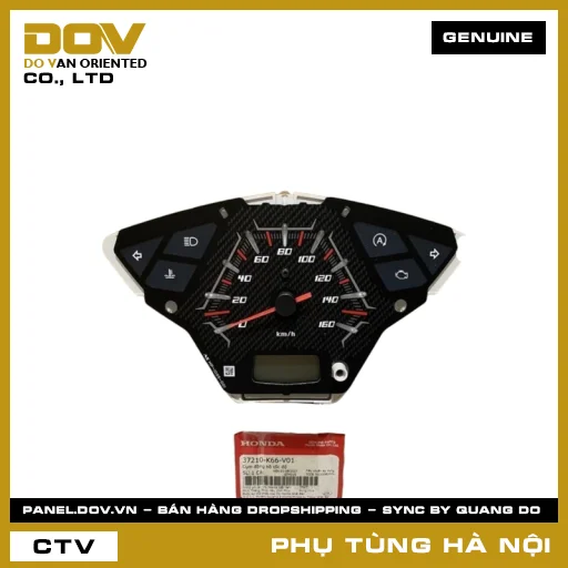 MÃ PHỤ TÙNG : 37210K66V01 CỤM ĐỒNG HỒ TỐC ĐỘ — 37210K66V01