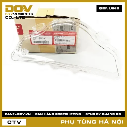 MÃ PHỤ TÙNG : 37211K35V01 NẮP TRÊN ĐỒNG HỒ TỐC ĐỘ — 37211K35V01