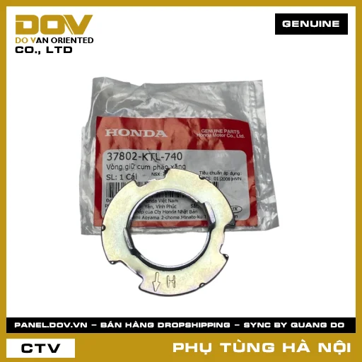 MÃ PHỤ TÙNG : 37802KTL740 VÒNG GIỮ CỤM PHAO XĂNG — 37802KTL740