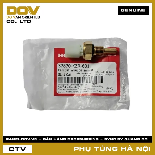 MÃ PHỤ TÙNG : 37870KZR601 CẢM BIẾN NHIỆT ĐỘ LÀM MÁT — 37870KZR601