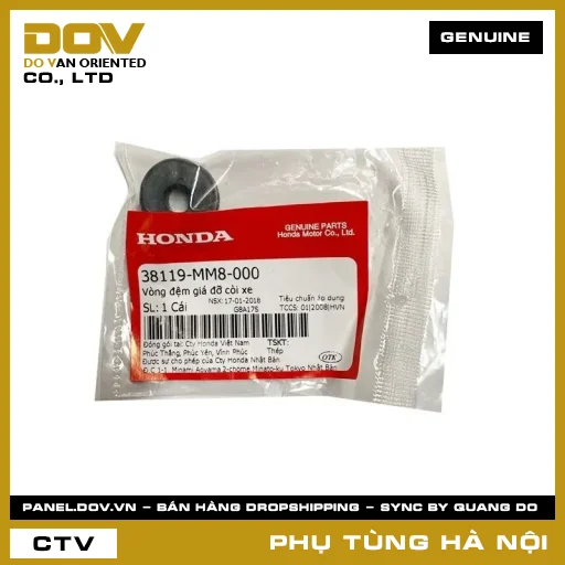 MÃ PHỤ TÙNG : 38119MM8000 VÒNG ĐỆM GIÁ ĐỠ CÒI XE — 38119MM8000
