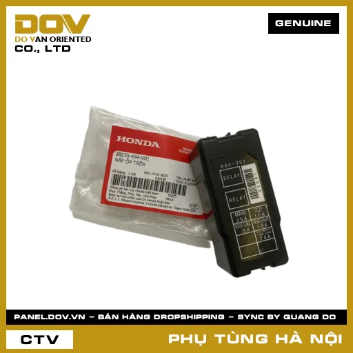 MÃ PHỤ TÙNG : 38255K44V01 NẮP ỐP TRÊN — 38255K44V01