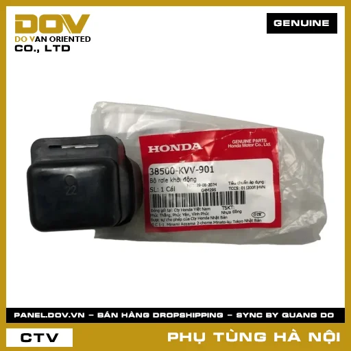 MÃ PHỤ TÙNG : 38500KVV901 BỘ RƠLE KHỞI ĐỘNG — 38500KVV901